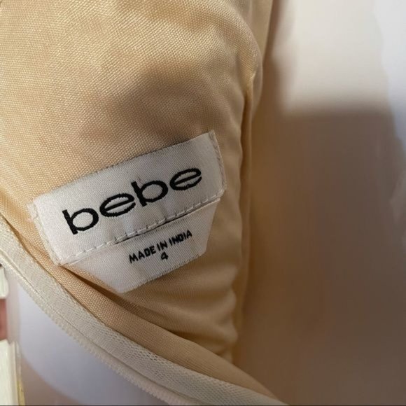 Bebe 1920 inspired beaded & sequin sheath body con flapper style dress size 4 - Picture 6 of 7